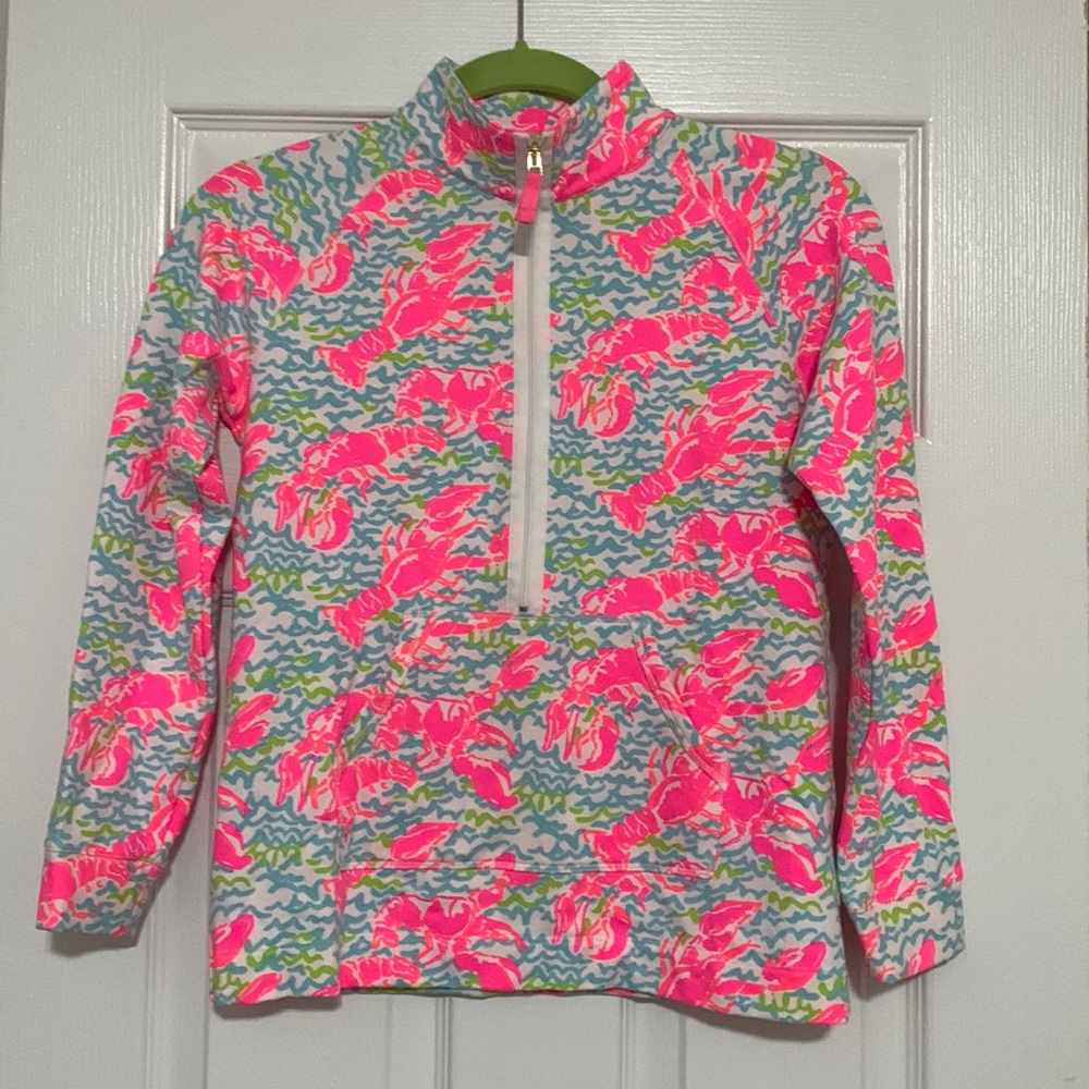 Girls Lilly Pulitzer Lobstah Roll Popover. Sz XL